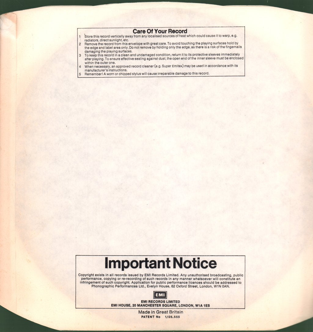 Iron Maiden - Piece Of Mind - Lp
