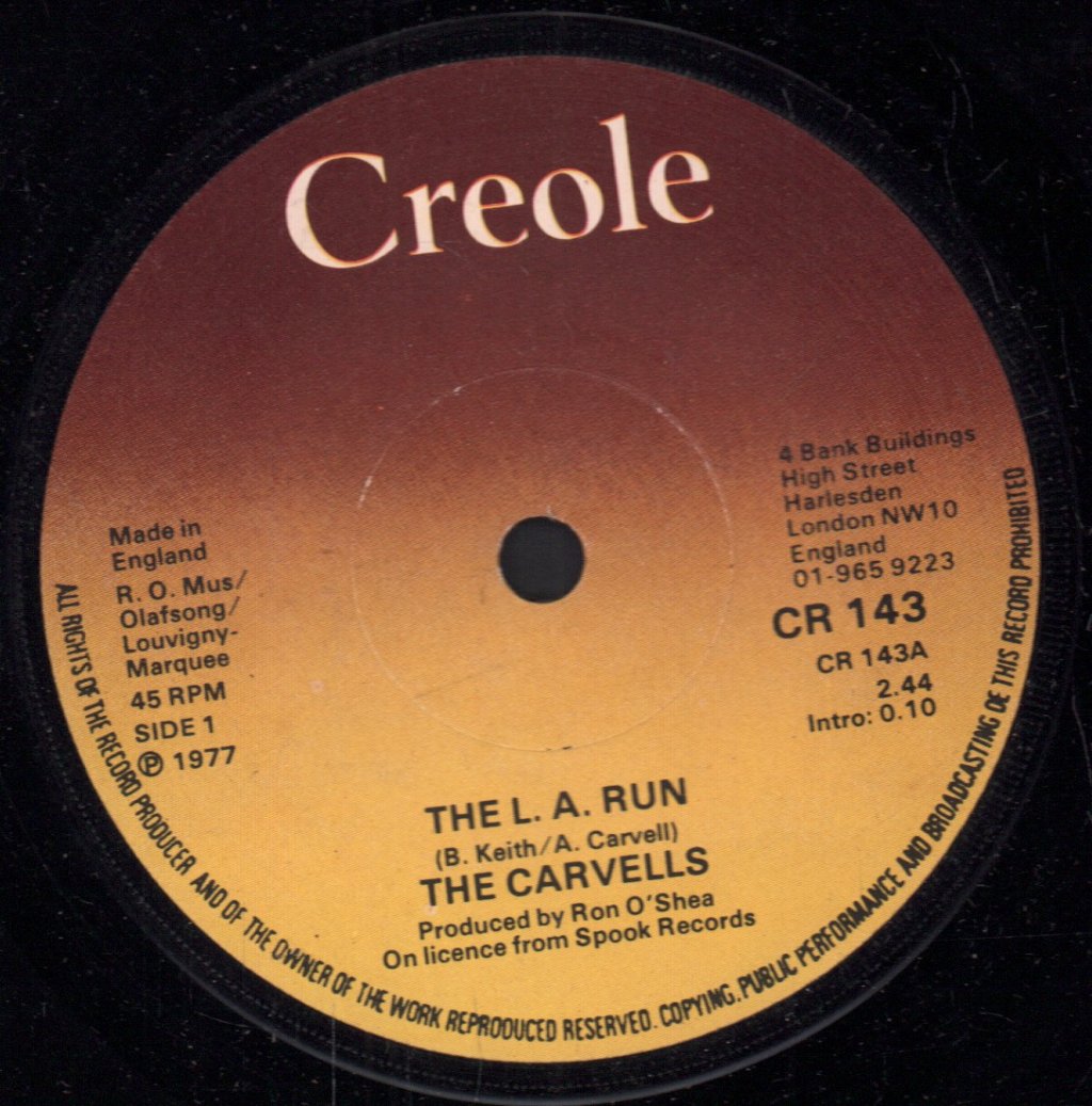 Carvells - L.A. Run - 7 Inch