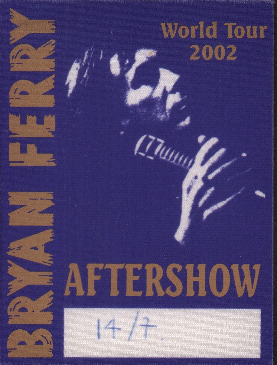 Bryan Ferry - world tour 2002 - Pass