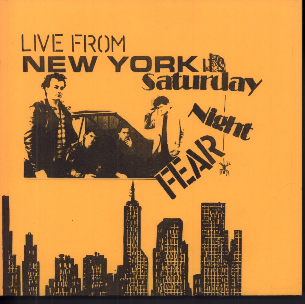 Fear - Live From New York It's Saturday Night - 7 Inch