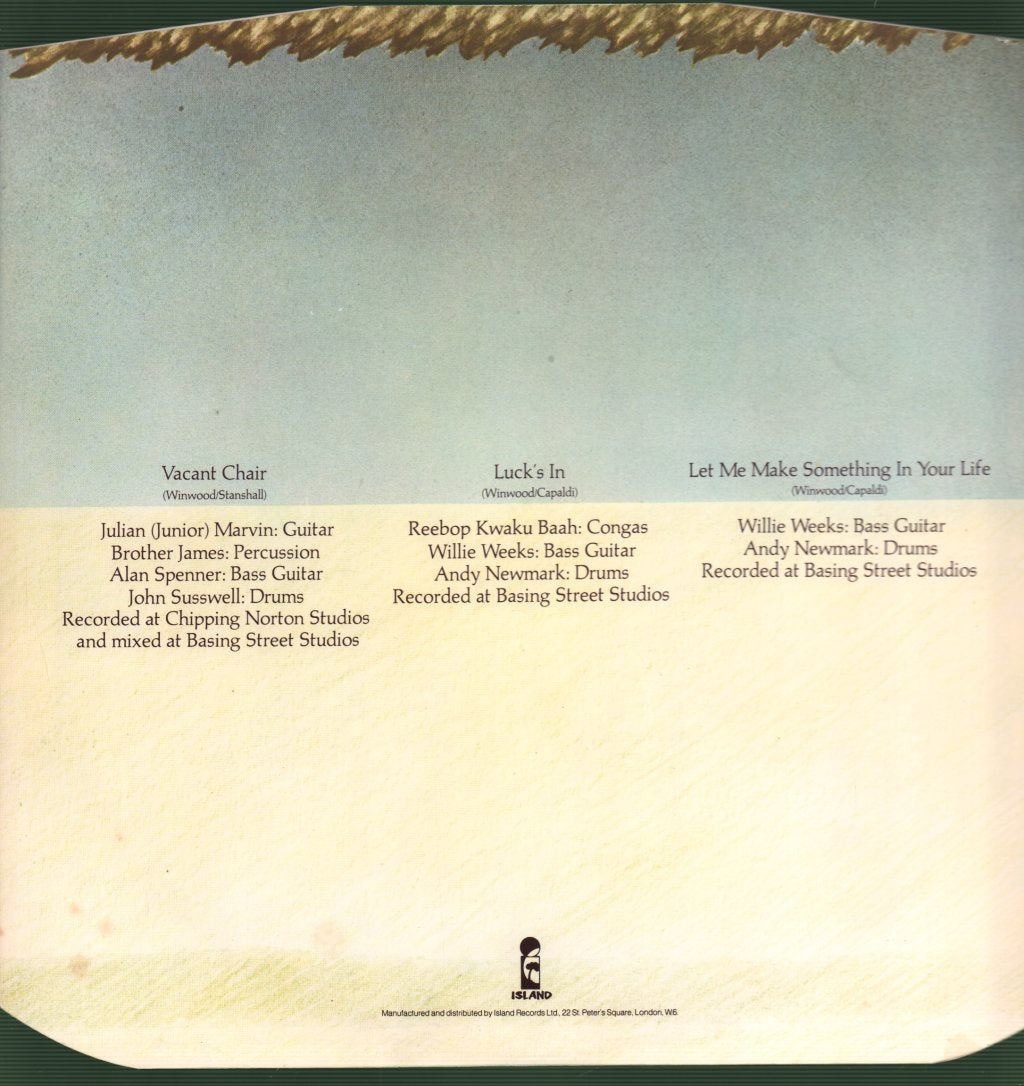 Steve Winwood - Steve Winwood - Lp