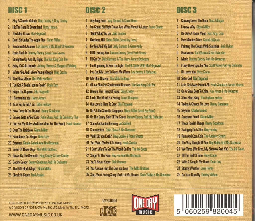 Various Artists - Swing Something Simple - Triple Cd