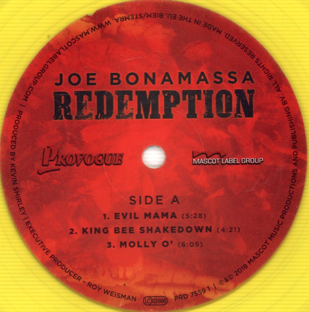 Joe Bonamassa - Redemption - Double Lp