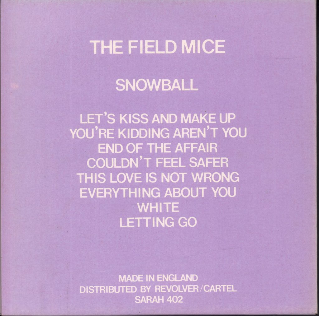 Field Mice - Snowball - 10 Inch
