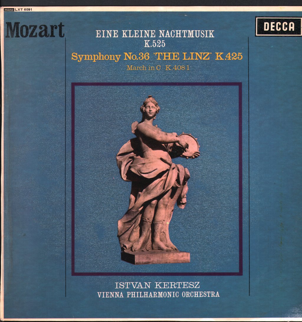 Istvan Kertesz / Vienna Philharmonic Orchestra - Mozart - Eine Kleine Nachtmusik K.525 / Symphony No.36 'The Linz' K.425 - Lp