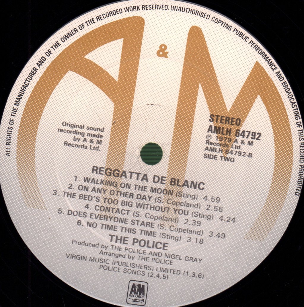 Police - Reggatta De Blanc - Lp