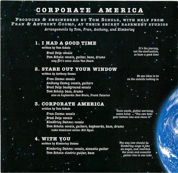 Boston - Corporate America - Cd