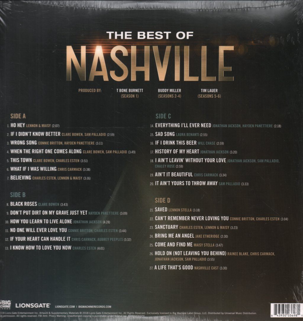 Nashville Cast - Best of Nashville - Double Lp