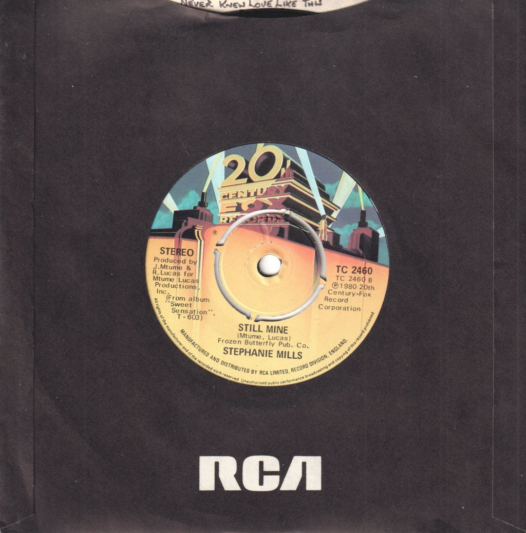 Stephanie Mills - Never Knew Love Like This Before - 7 Inch