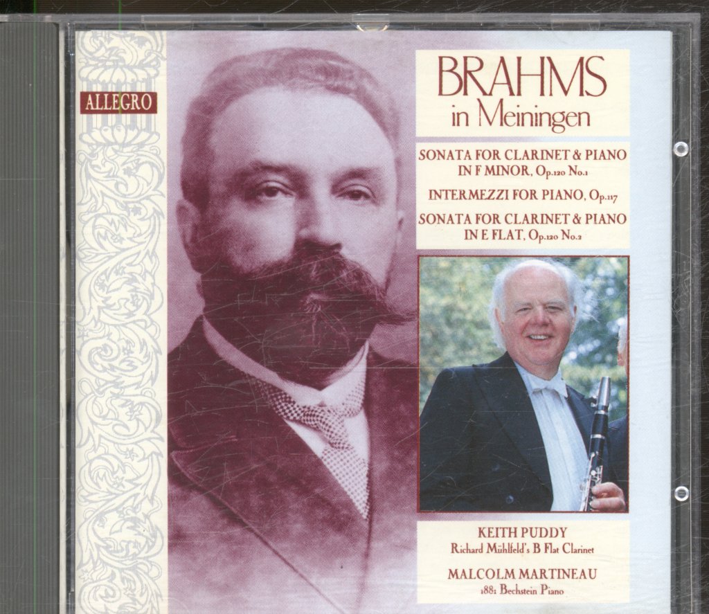 Keith Puddy, Malcolm Martineau - Brahms In Meiningen - Cd