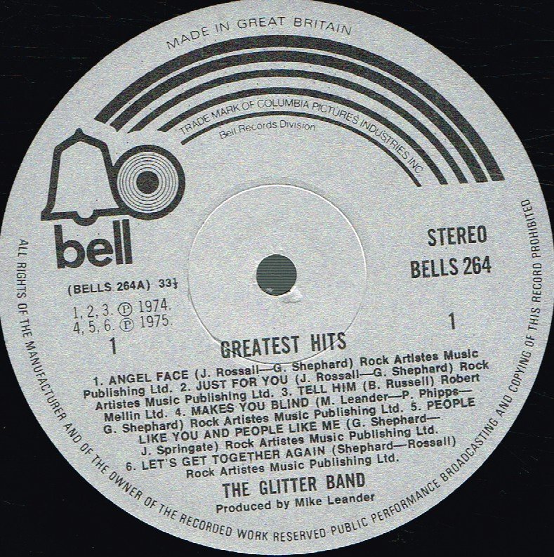 Glitter Band - Greatest Hits - Lp