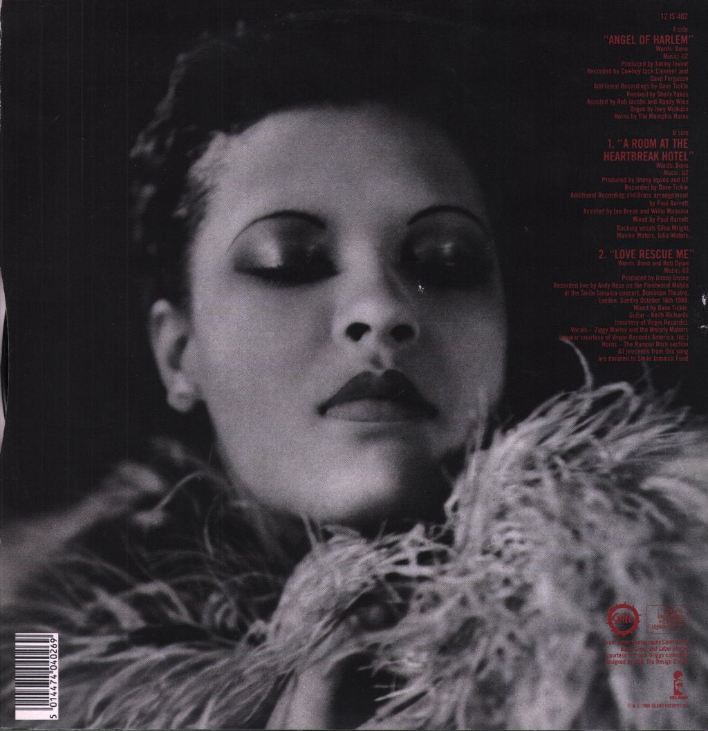 U2 - Angel Of Harlem - 12 Inch