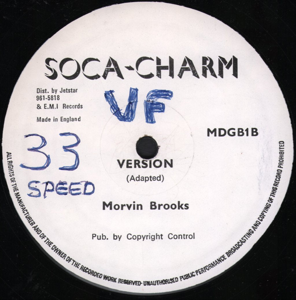 Morvin Brooks - I Wish I Was A Sixpence - 12 Inch