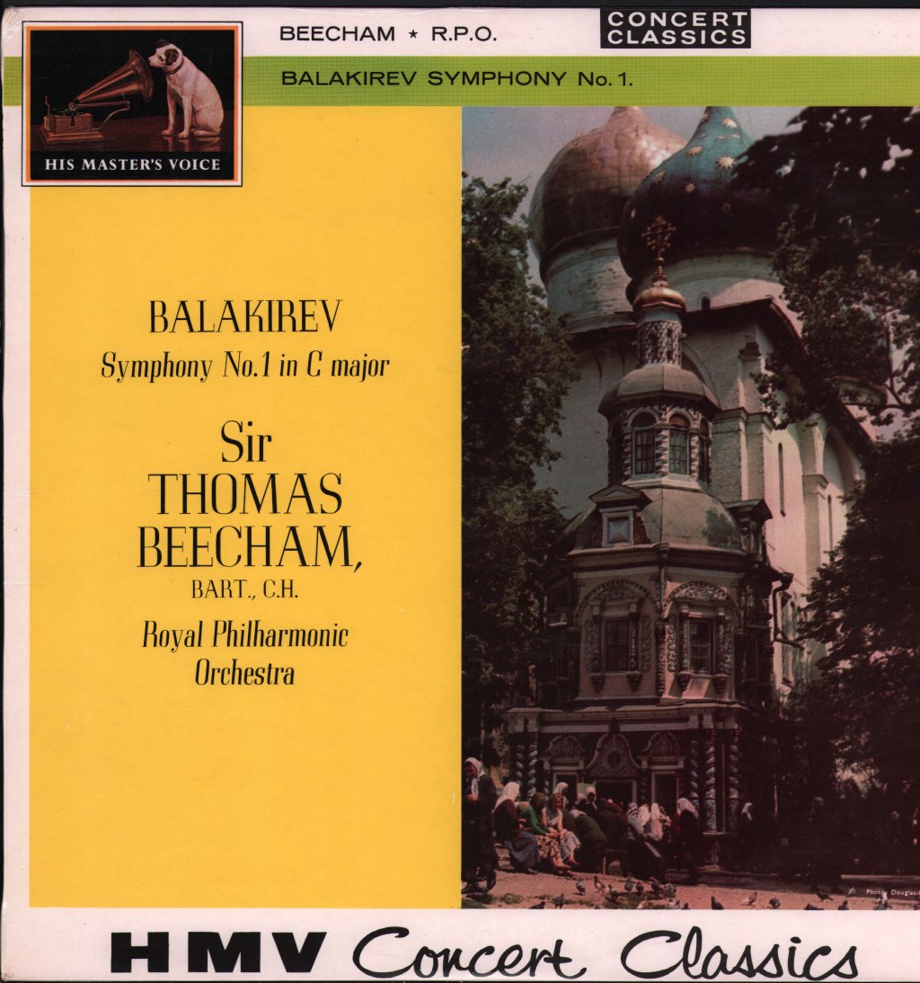 Sir Thomas Beecham / Royal Philharmonic Orchestra - Balakirev - Symphony No.1 In C Major - Lp