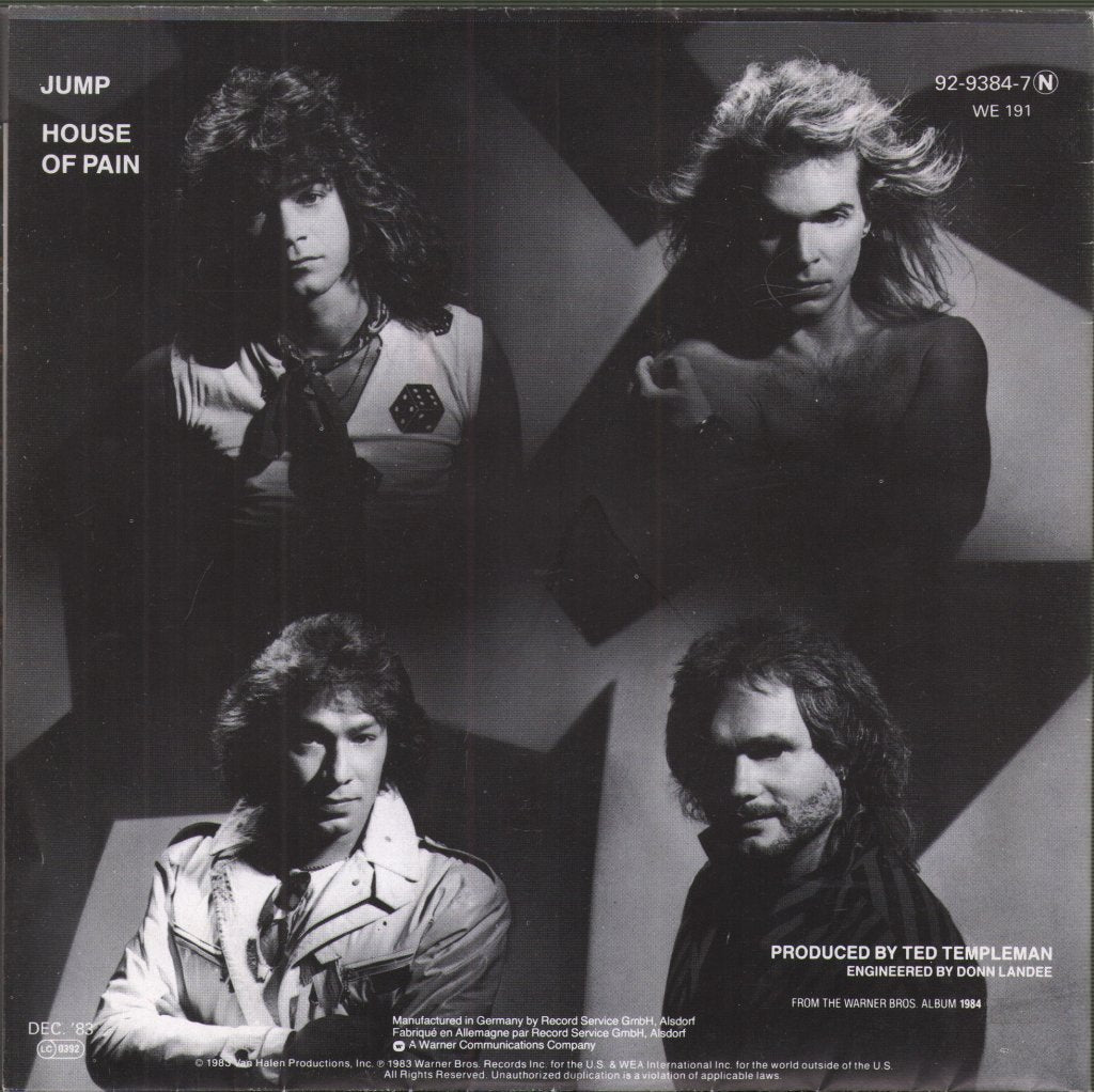 Van Halen - Jump - 7 Inch