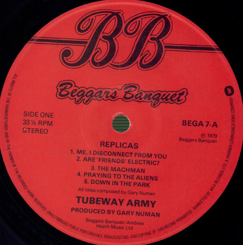 Tubeway Army - Replicas - Lp