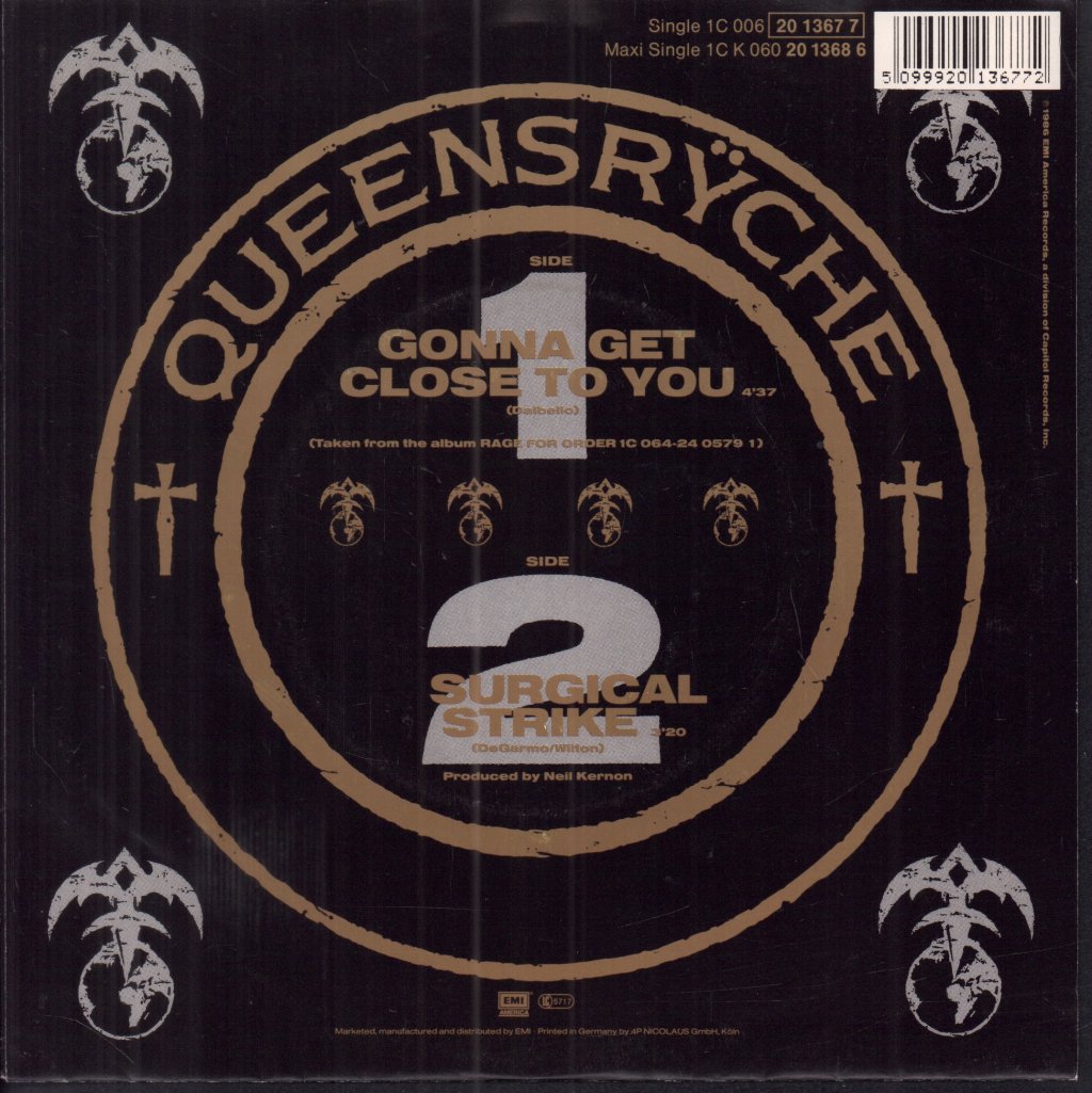 Queensryche - Gonna Get Close To You - 7 Inch