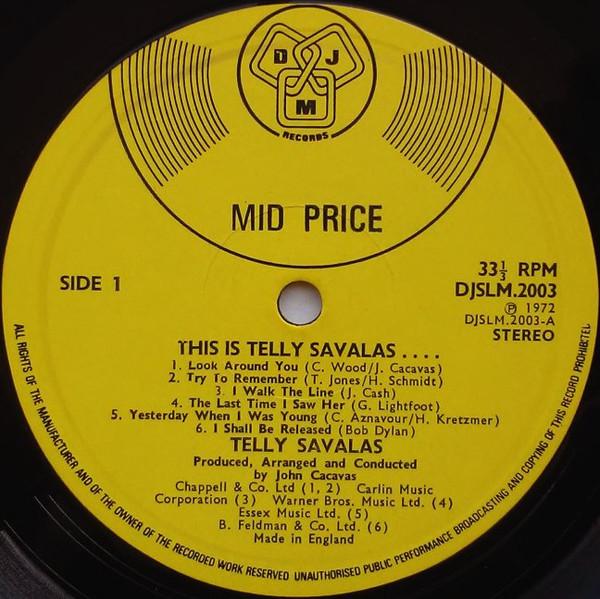Telly Savalas - This Is Telly Savalas... - Lp