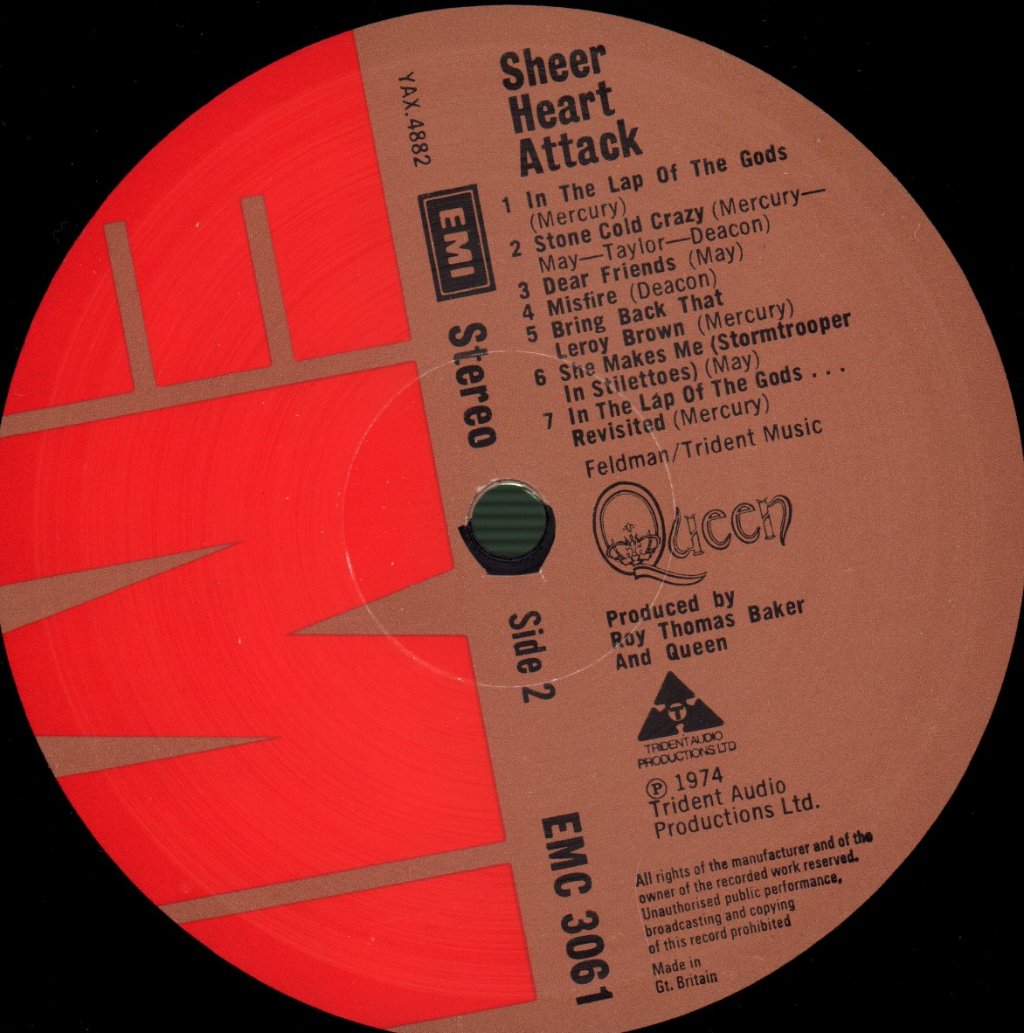 Queen - Sheer Heart Attack - Lp