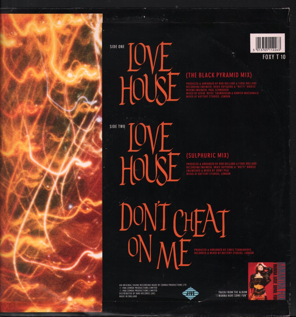 Samantha Fox - Love House - 12 Inch