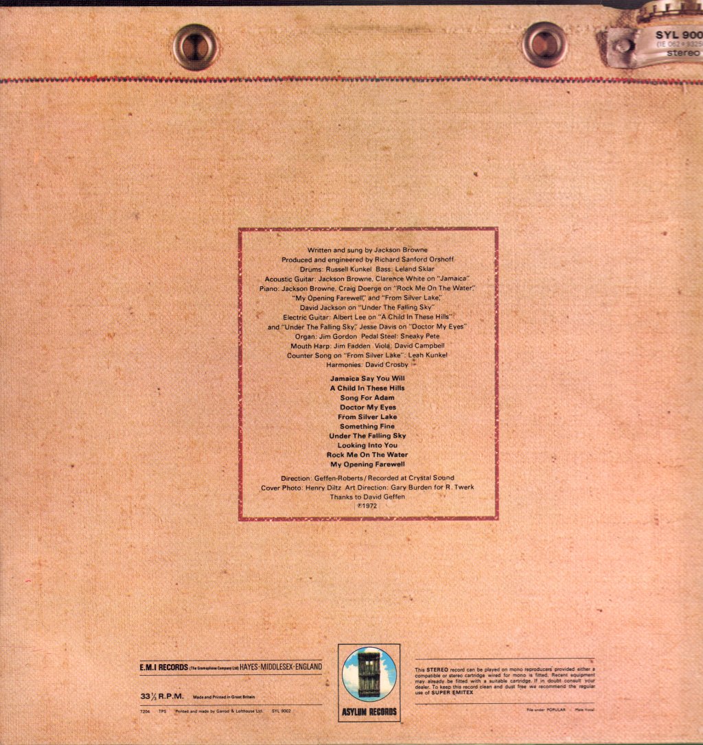 Jackson Browne - Jackson Browne - Lp