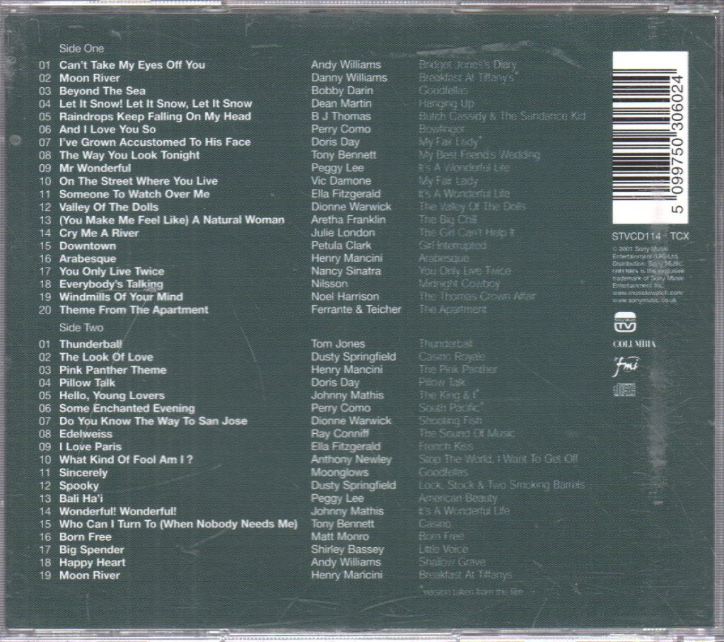 Various Artists - Music To Watch Movies By - Double Cd
