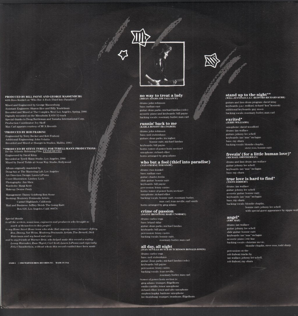 Bonnie Raitt - Nine Lives - Lp