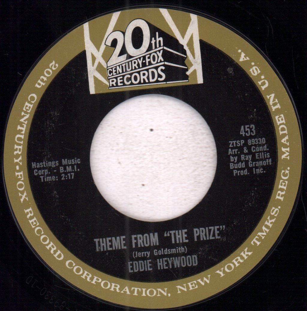 Eddie Heywood - Theme From The Prize - 7 Inch