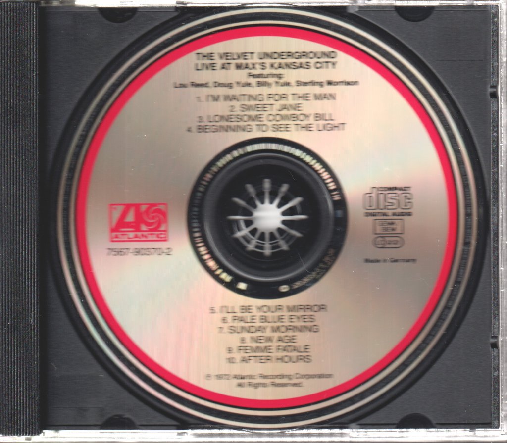 Velvet Underground - Live At Max's Kansas City - Cd