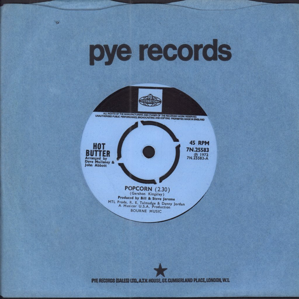 Hot Butter - Popcorn - 7 Inch