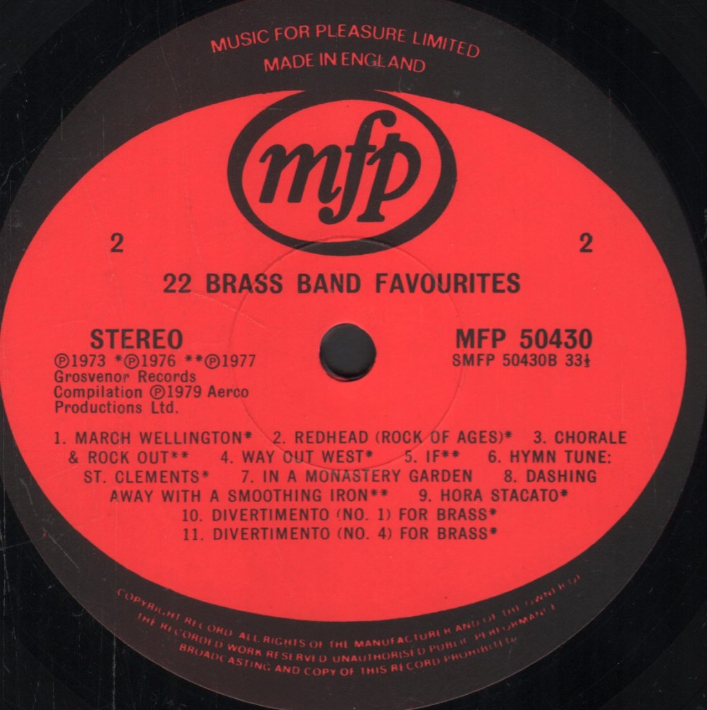 Various Artists - 22 Brass Band Favourites - Lp