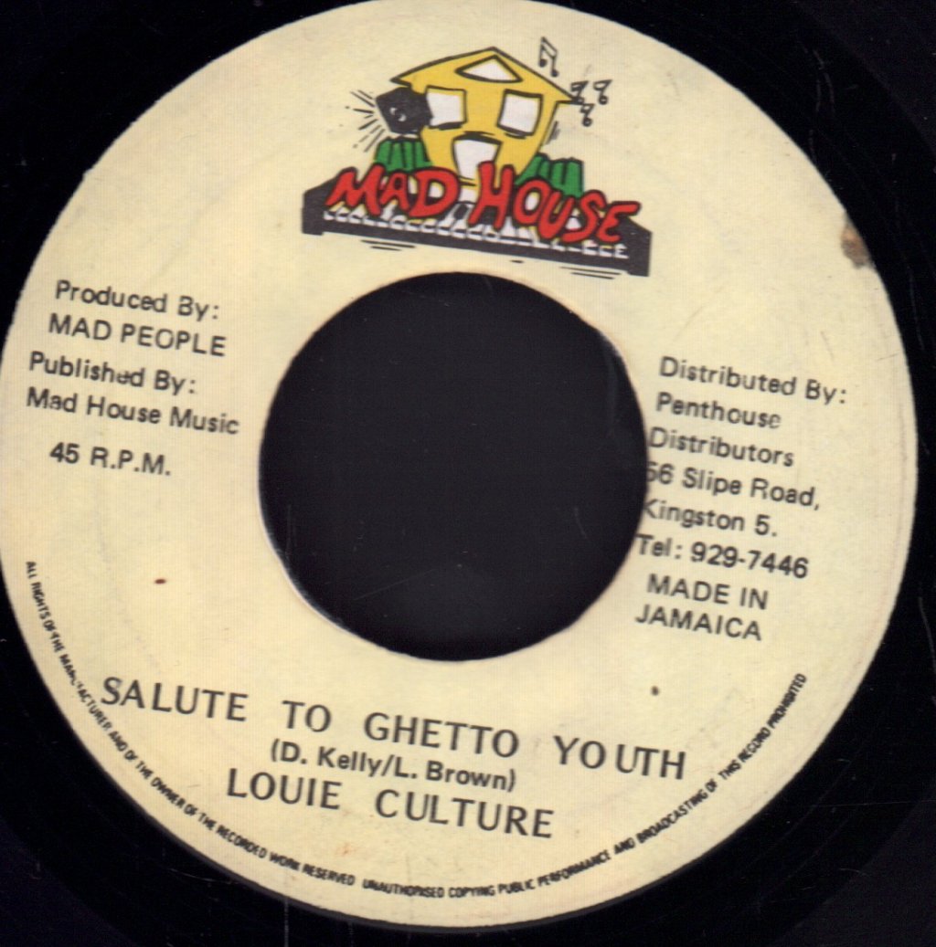Louie Culture - Salute To Ghetto Youth - 7 Inch