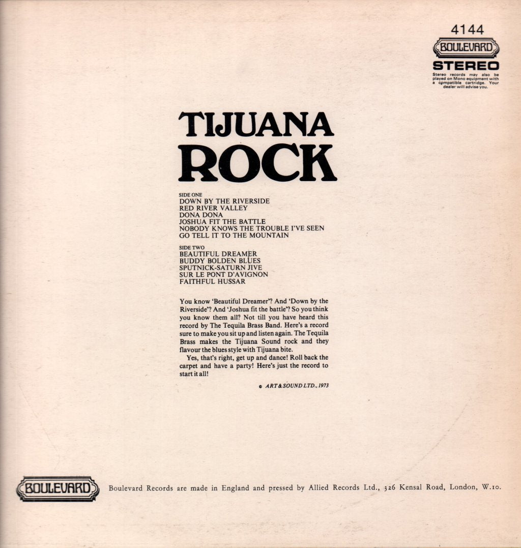 Tijuana Rock - Tijuana Rock - Lp