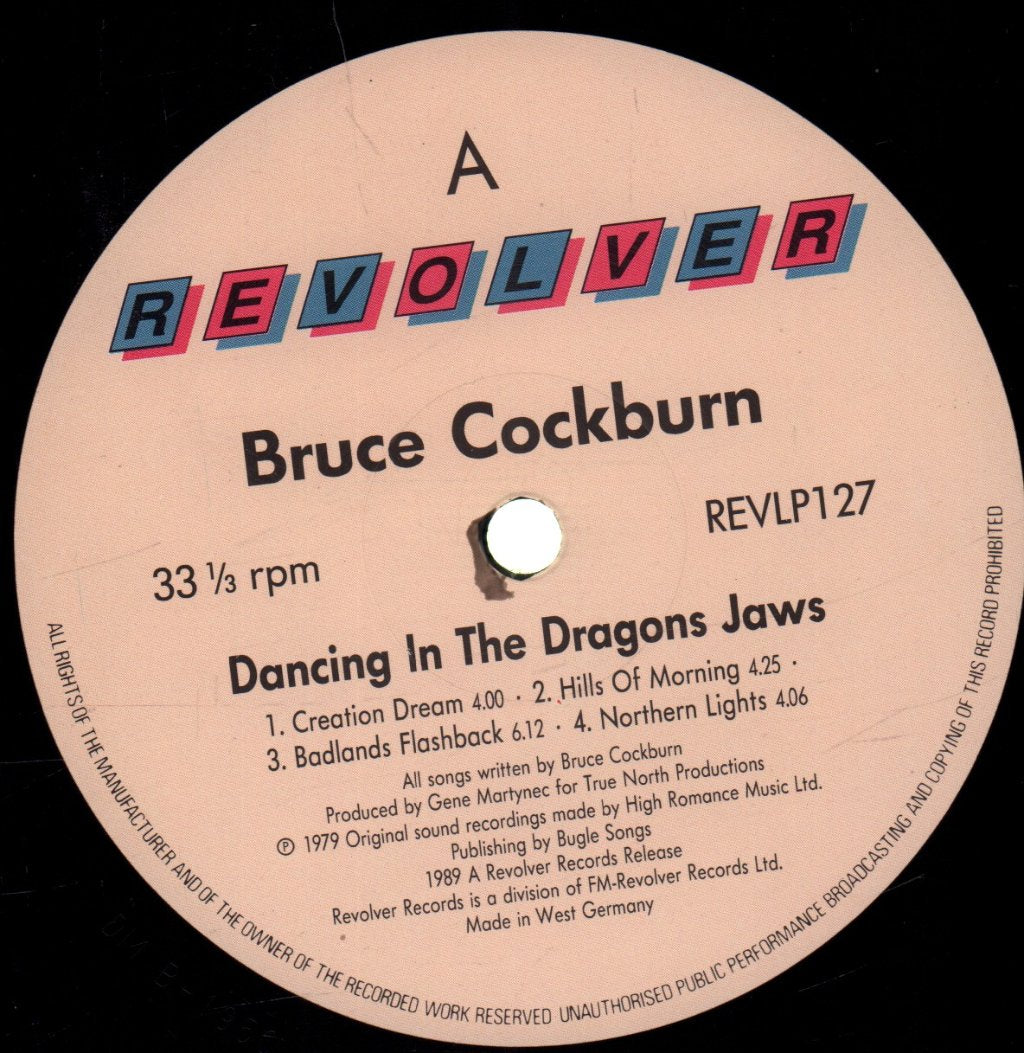 Bruce Cockburn - Dancing In The Dragon's Jaws - Lp