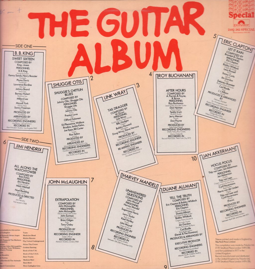 Various Artists - Guitar Album - Lp