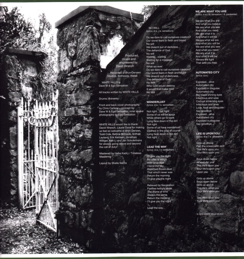 White Hills - Walks For Motorists - Lp