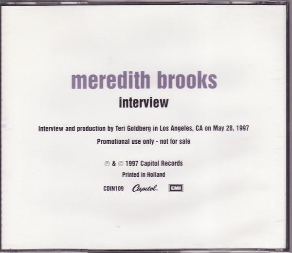 Meredith Brooks - Interview - Cd