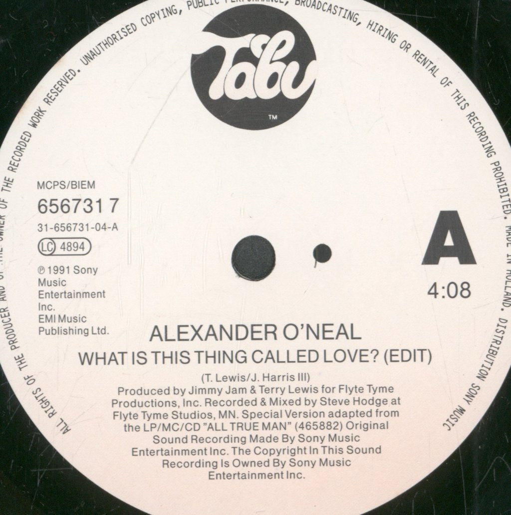 Alexander O'Neal - What Is This Thing Called Love - 7 Inch