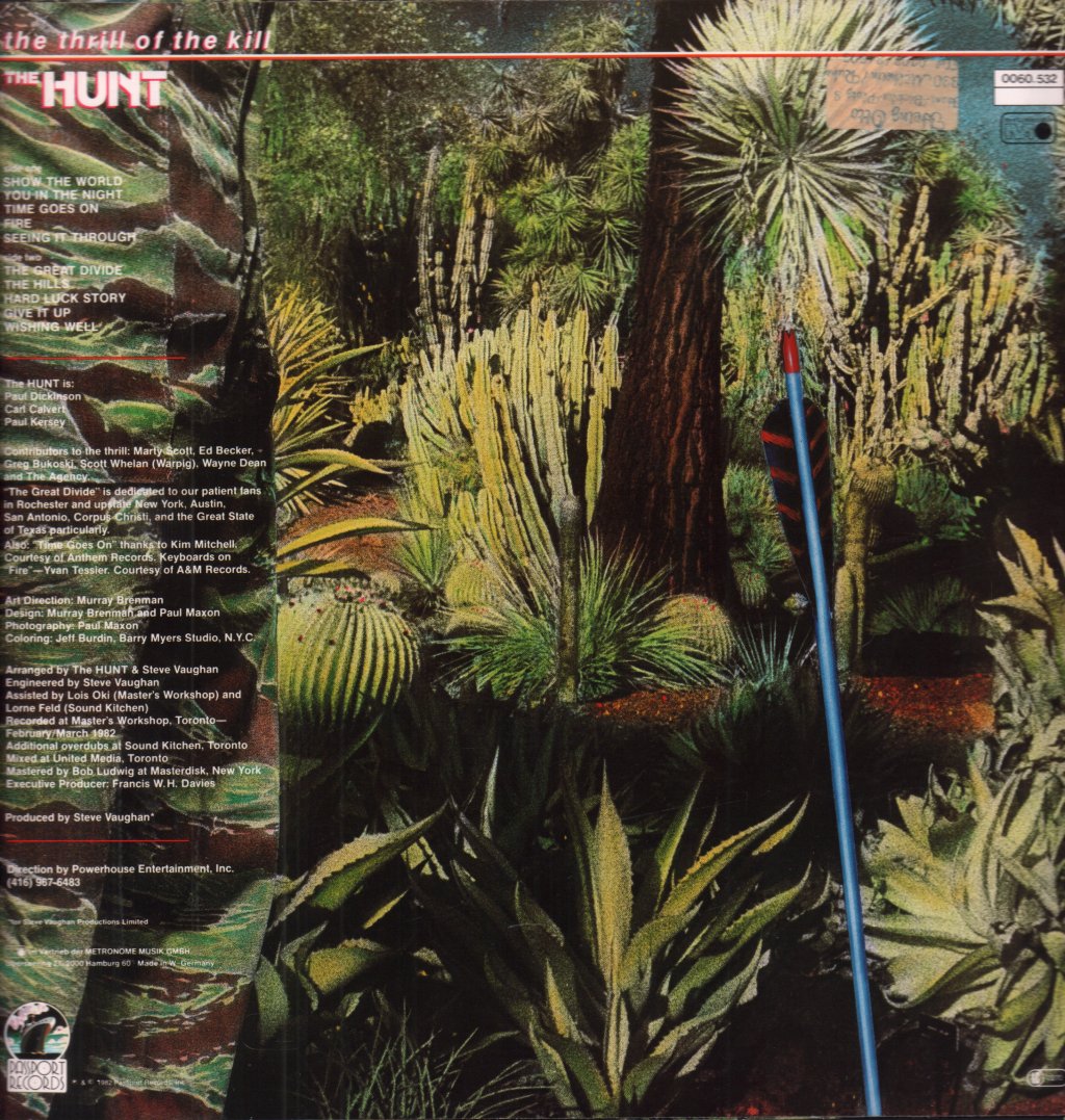 Hunt - Thrill Of The Kill - Lp