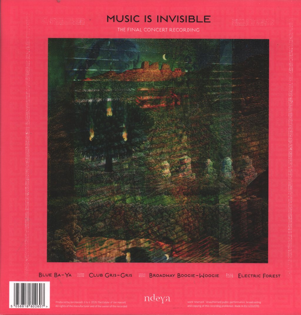 Jon Hassell - Music Is Invisible (Pentimento Volume Three) - Lp