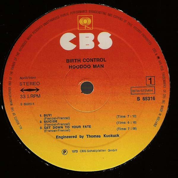 Birth Control - Hoodoo Man - Lp