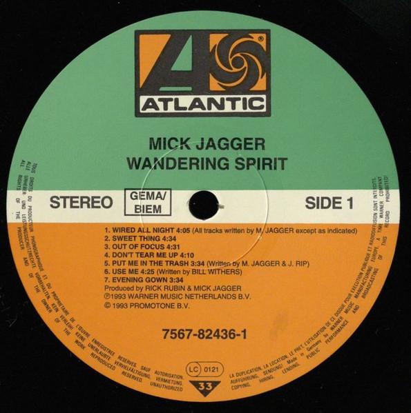 Mick Jagger - Wandering Spirit - Lp