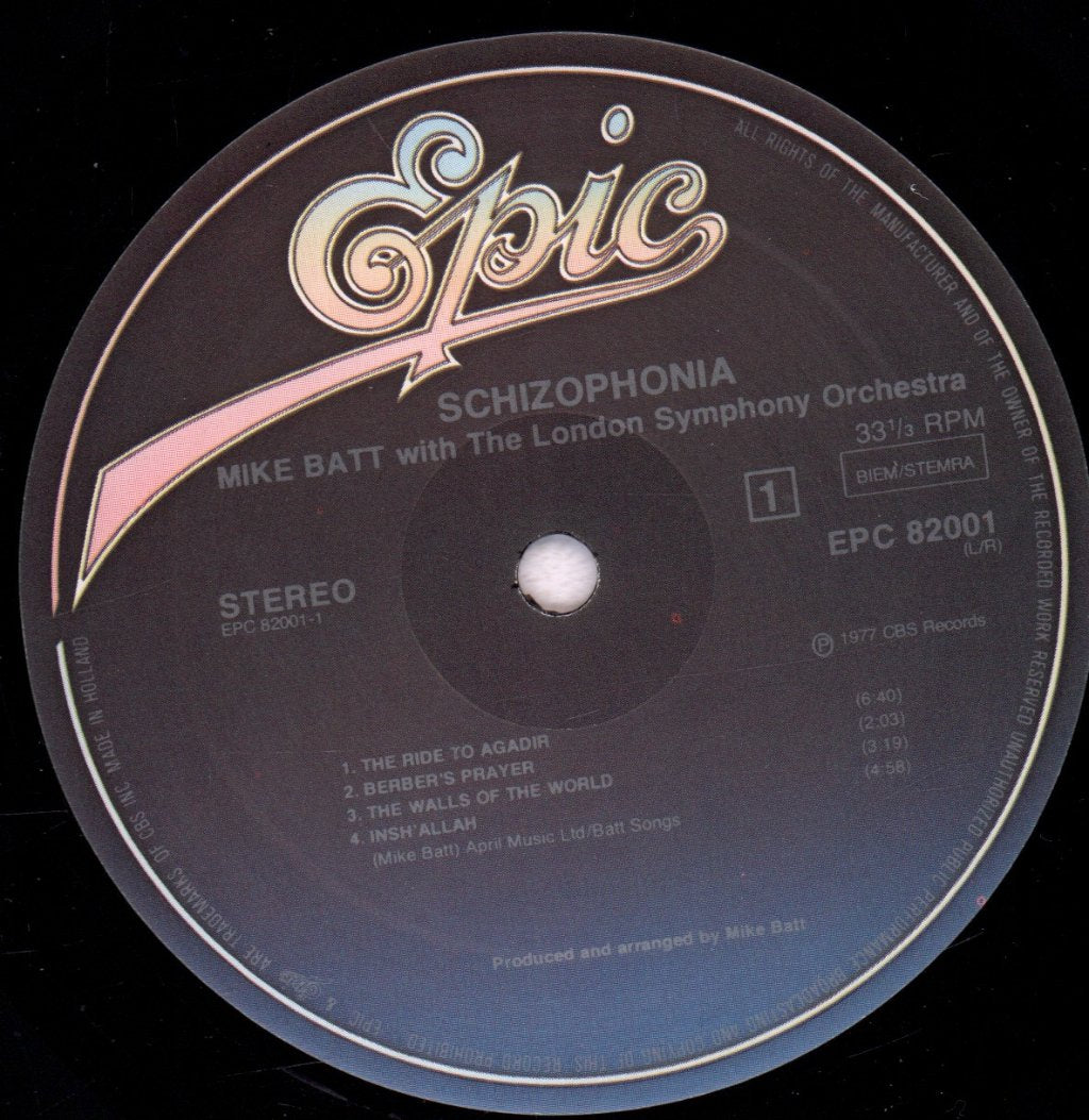 Mike Batt - Schizophonia - Lp