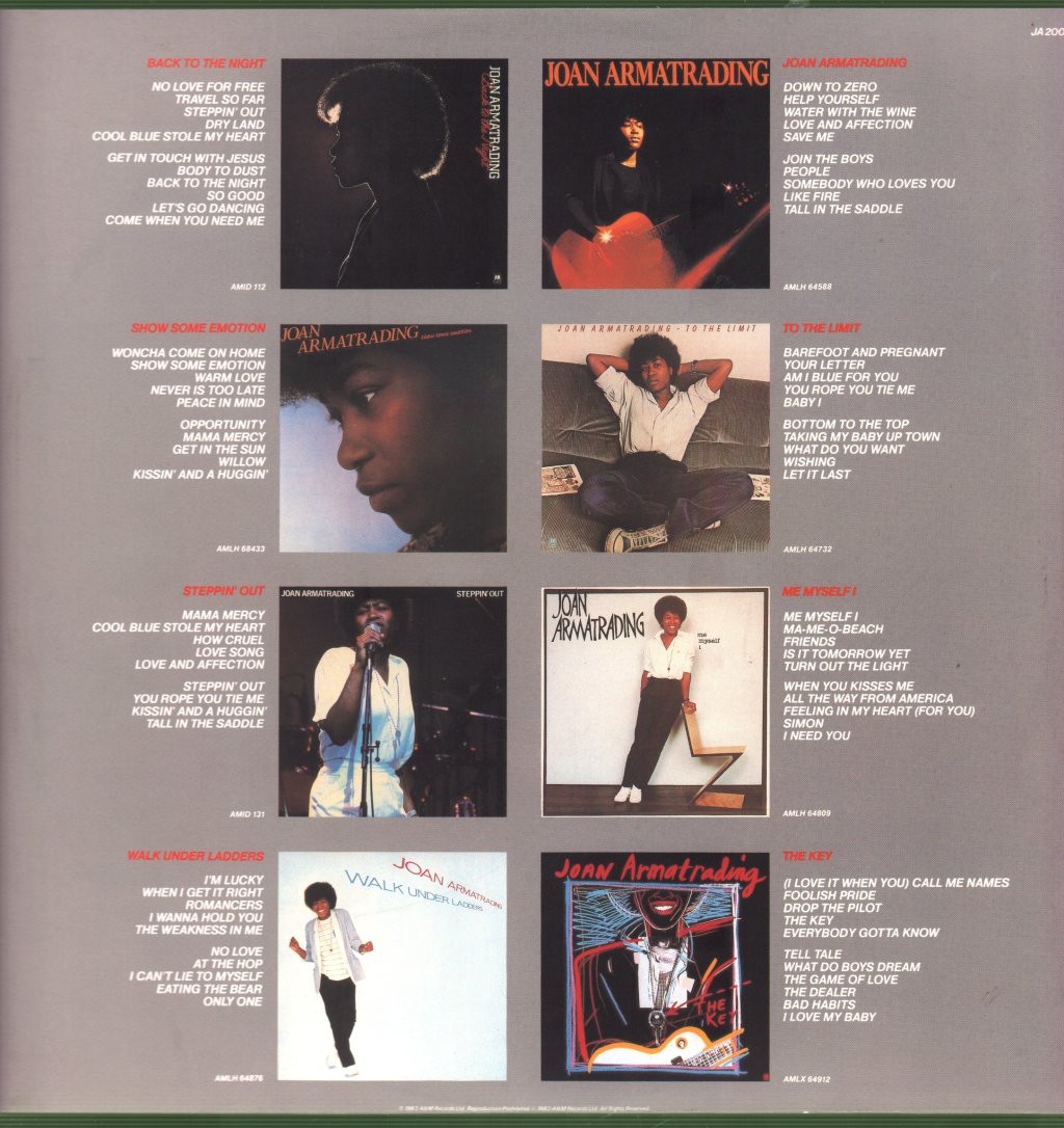 Joan Armatrading - Track Record (Very Best Of) - Lp
