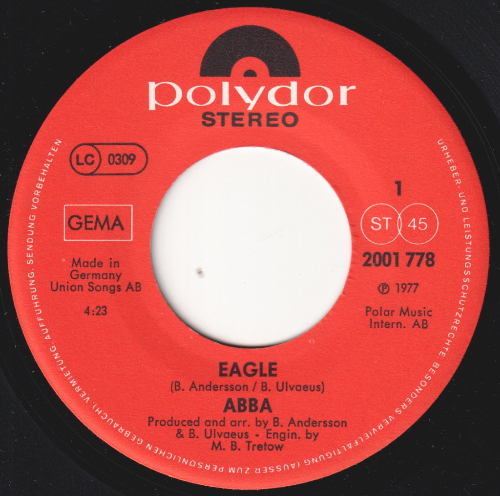 ABBA - Eagle - 7 Inch