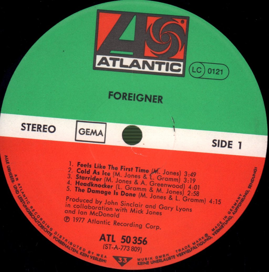 Foreigner - Foreigner - Lp