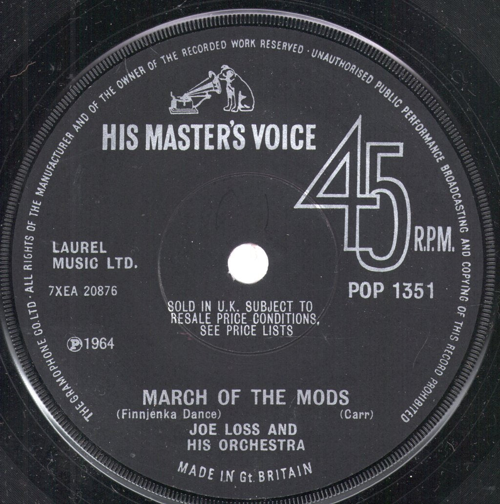 Joe Loss And His Orchestra - March Of The Mods - 7 Inch