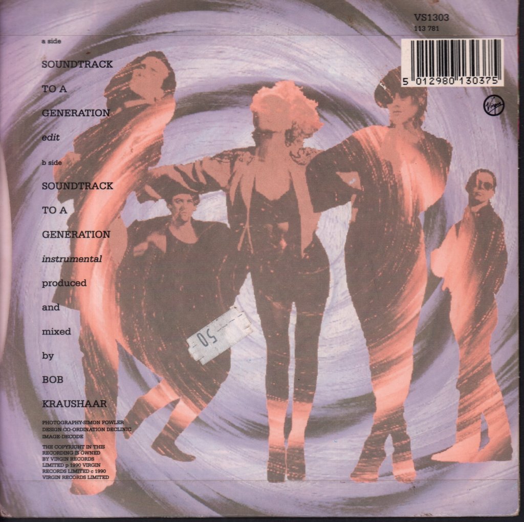 Human League - Soundtrack To A Generation - 7 Inch