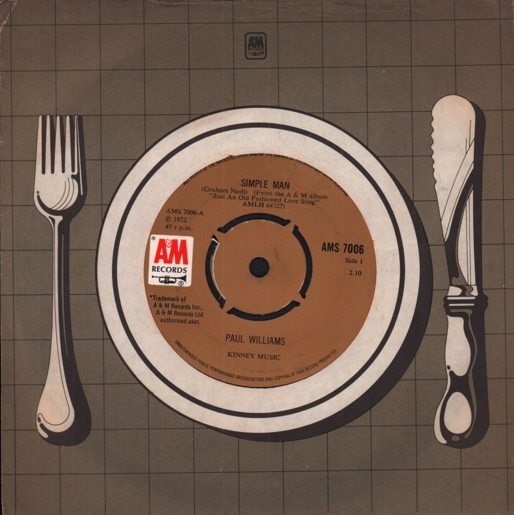 Paul Williams - Simple Man - 7 Inch