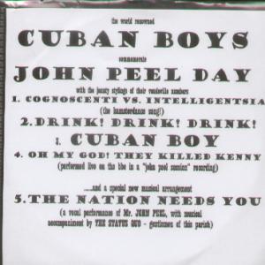 Cuban Boys - Commemorate John Peel Day - Cdr